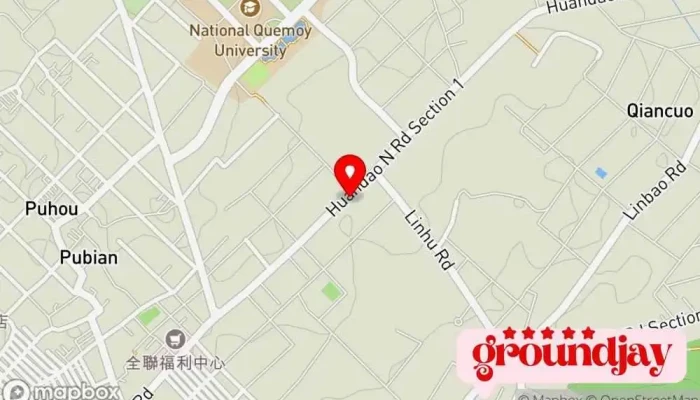 地图 LE越式养生洗发 美发师 在 Kinmen County, Jinning Township