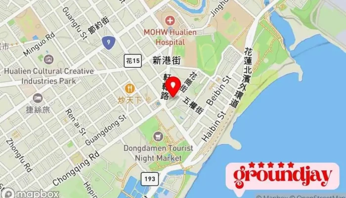 地图 Leading Taiwan Travel Agency 儷庭旅行社 旅行社 在 Hualien County, Hualien City