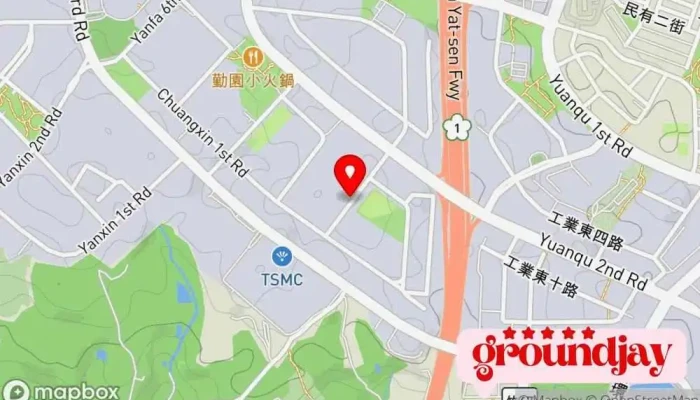 地图 Mitac 仓库 在 Hsinchu County, Baoshan