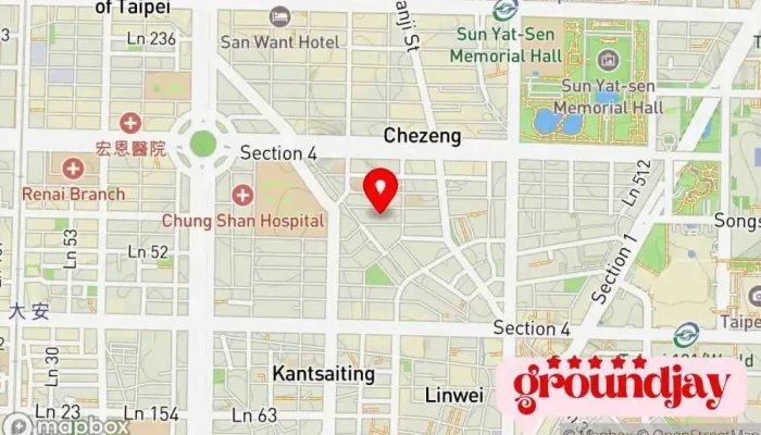 Nku 地圖 - Taipei City, Da’an District