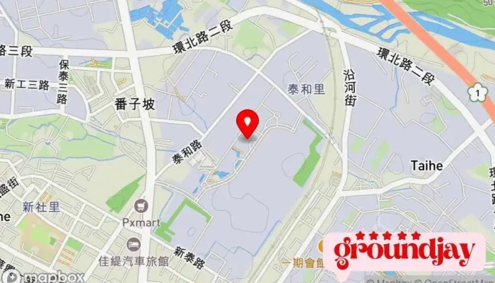 地图 Qualcomm Building B 协会或组织 在 Hsinchu County, Zhubei City