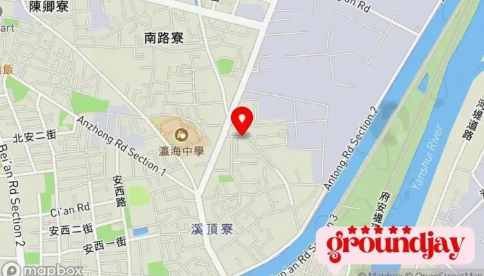 RwdXiang Ying Shi Wang Ye She Ji Gong Si  Wang Ye Zuo Pin Cai Zheng Bu 105Nian Tong Yi Fa Piao Bei Lu Pao Huo Dong 地圖 - Tainan City, East District