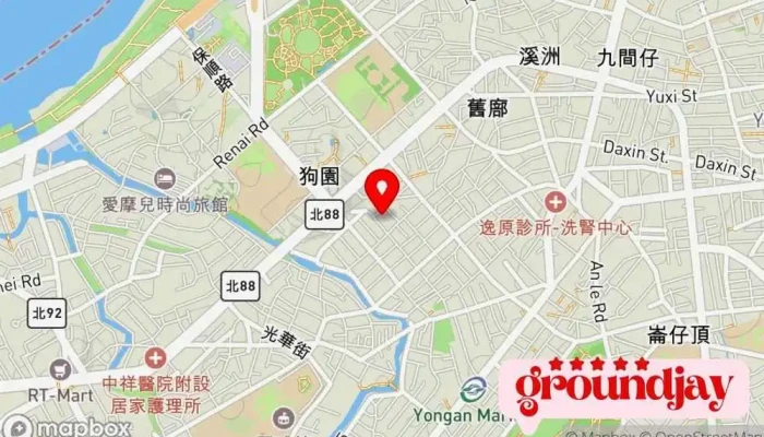 RwdXin Bei Wang Ye She Ji Gong Si 地圖 - New Taipei City, Yonghe District