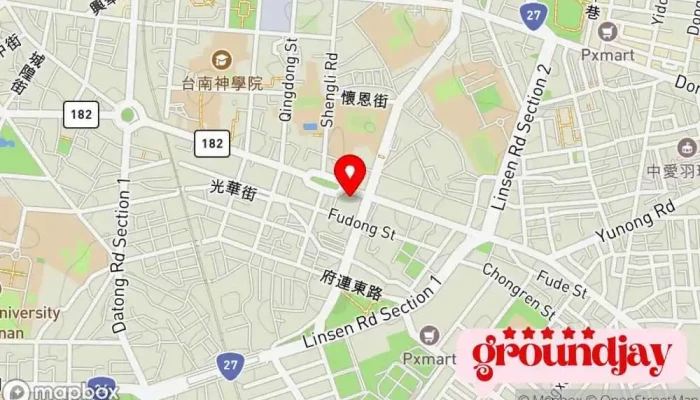 Sabre Xian Qi Zi Xun Xi Tong Gu Fen You Xian Gong Si Tai Nan Ban Shi Chu 地圖 - Tainan City, East District