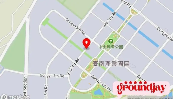 地图 tainan technology industrial park  在 Tainan City, Annan District