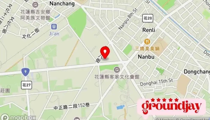 Tc Man Lu  Jiao Shou De Jia Min Su Hua Lian Bao Dong Min Su 地圖 - Hualien County, Ji’an Township