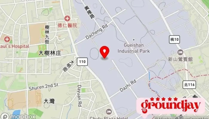 Thiieraayuubrisaththiithamngaan 地圖 - Taoyuan City, Taoyuan District
