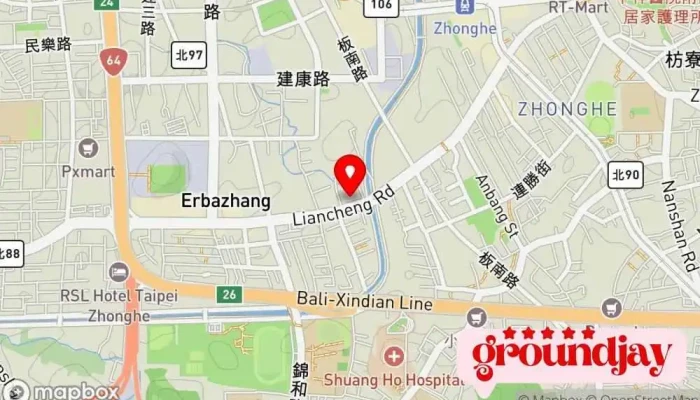 Viewsonic You Pai Guo Ji 地圖 - New Taipei City, Zhonghe District