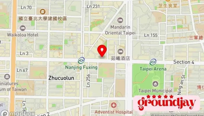 Zoomee Wang Hong Xing Xiao Jie An Ping Tai 地圖 - Taipei City, Songshan District